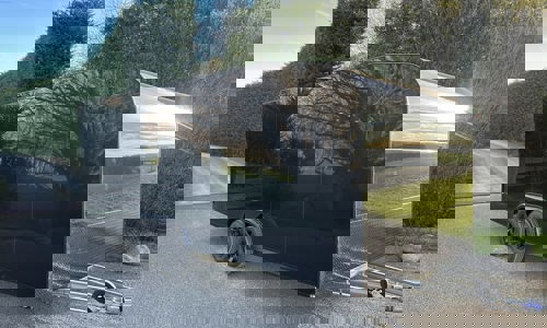 Sleek Black Gloss Enclosed Trailer